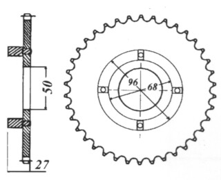 KETTENRAD Honda, Z-43
