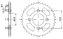 KETTENRAD Kreidler/SYM, Z-41
