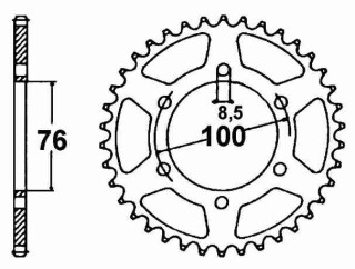 KETTENRAD Yamaha, Z-48