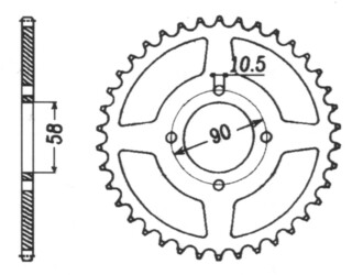KETTENRAD Honda, Z-44