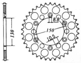 KETTENRAD Honda/Yamaha, Z-47