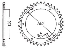 KETTENRAD Aprilia/BMW/Gilera, Z-39