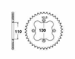 KETTENRAD Honda, Adly, Herchee, Z-39