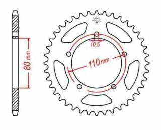 KETTENRAD Kymco, Z-39