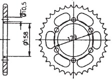 KETTENRAD Aprilia, Z-45