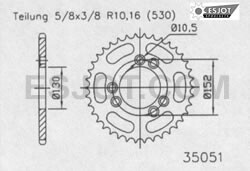 KETTENRAD Cagiva, Z-41