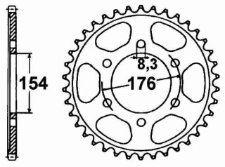 ALU-KETTENRAD GRIMECA/Fantic, Z-60