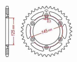 ALU-KETTENRAD Cagiva, Z-46