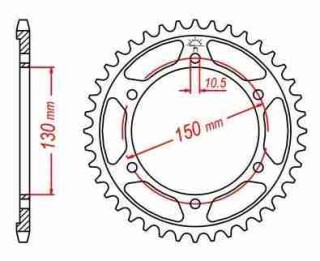ALU KETTENRAD Yamaha, Z-41