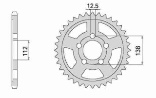 ALU KETTENRAD Honda, Z-41