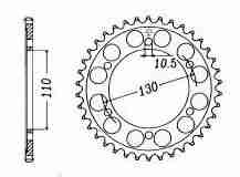 ALU KETTENRAD Yamaha/Kawasaki, Z-46