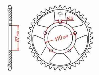ALU KETTENRAD Suzuki, Z-42