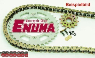 ENUMA Kettensatz Kettenkit Triumph 1200 Trophy, Bj. 93-99, Kettenfarbe: ROT