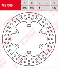 TRW Lucas BREMSSCHEIBE starr, MST 369
