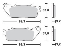 TRW LUCAS Scheibenbremsbeläge-Satz MCB 817 SH