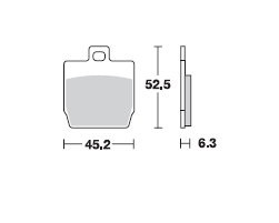 TRW LUCAS Scheibenbremsbeläge-Satz MCB 701