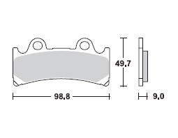TRW LUCAS Scheibenbremsbeläge-Satz MCB 656 SV