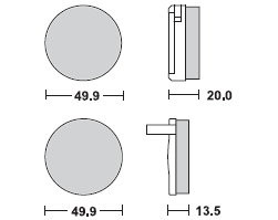 TRW Lucas Bremsbeläge MCB32, VORNE, Honda CB 450, Bj. 73-74