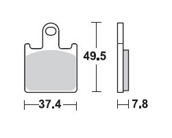 TRW Lucas Bremsbeläge MCB789SV, VORNE, Kawasaki Z 1000, Bj. 07-08