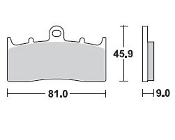 TRW Lucas Bremsbeläge MCB736, VORNE, BMW R 1150 RS ABS, Bj. 01-03
