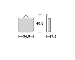 TRW Lucas Bremsbeläge MCB721SV, VORNE, Ducati 749, Bj. 03-07