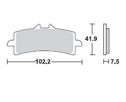 TRW Lucas Bremsbeläge MCB792SV, VORNE, Ducati 1199 Panigale, S, R, ABS, Bj. 12-