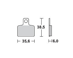TRW Lucas Bremsbeläge MCB767, HINTEN, Gas Gas TXT 125, Bj. 04-