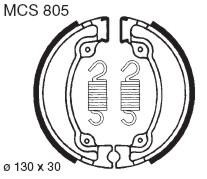 TRW Lucas Bremsbeläge MCS805, HINTEN, Honda XL 600 R, Bj. 83-87