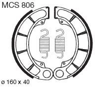 TRW Lucas Bremsbeläge MCS806, HINTEN, Honda CBX 650 E, Bj. 83-