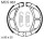 TRW Lucas Bremsbelag MCS961, HINTEN, Yamaha SH 50 Razz, Bj. 93-