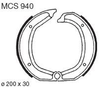 TRW Lucas Bremsbeläge MCS940, HINTEN, BMW R90 /6, Bj. 73-76