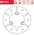 TRW Lucas Austausch Bremsscheibe MST241, VORNE, Honda HSC...