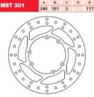 TRW Lucas Austausch Bremsscheibe MST301, VORNE, Honda CR...