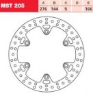 TRW Lucas Austausch Bremsscheibe MST205, VORNE, Honda CBR...