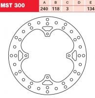 TRW Lucas Austausch Bremsscheibe MST300, VORNE, Honda XR 600 R, Bj. 91-99