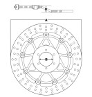TRW Lucas Austausch Bremsscheibe MST447RAC, VORNE, Honda...
