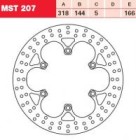 TRW Lucas Austausch Bremsscheibe MST207, VORNE, Honda ST...