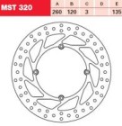 TRW Lucas Austausch Bremsscheibe MST320, VORNE, Husqvarna...