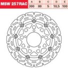 TRW Lucas Austausch Bremsscheibe MSW257RAC, VORNE,...