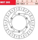 TRW Lucas Austausch Bremsscheibe MST265, VORNE, KTM 380...