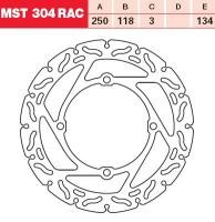 TRW Lucas Austausch Bremsscheibe MST304RAC, VORNE, Suzuki RMX 450, Bj. 10-