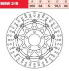 TRW Lucas Austausch Bremsscheibe MSW218, VORNE, Suzuki...