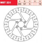 TRW Lucas Austausch Bremsscheibe MST231, VORNE, Suzuki VS...
