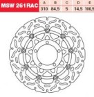 TRW Lucas Austausch Bremsscheibe MSW261 RAC, VORNE,...