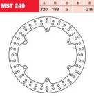 TRW Lucas Austausch Bremsscheibe MST249, VORNE, Yamaha XJ...