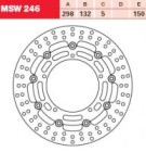 TRW Lucas Austausch Bremsscheibe MSW246, VORNE, Yamaha...