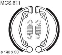 TRW Lucas Bremsbacken MCS 811, Durchmesser 140x30 mm