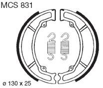 TRW Lucas Bremsbacken MCS 831, Durchmesser 130x25 mm