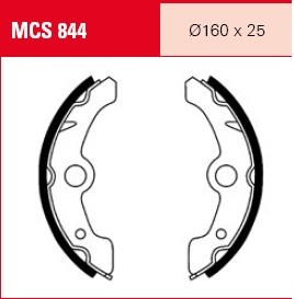 TRW Lucas Bremsbacken MCS 844, Durchmesser 160x25 mm