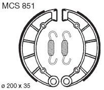 TRW Lucas Bremsbacken MCS 851, Durchmesser 200x35 mm